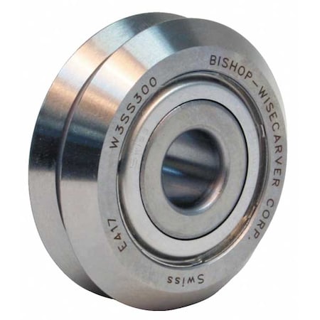 Bishop-Wisecarver Low Temp Guide Wheel, Size 3 W3SS300