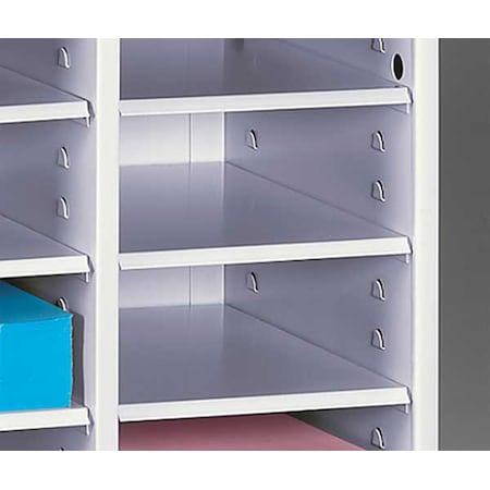 Tennsco Shelves, Legal Size, Light Gray, PK5 5005LGY