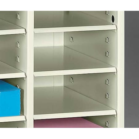 Tennsco Shelves, Legal Size, Putty, PK5 5005PY