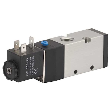 Aro Solenoid Air Control Valve, 1/4 In, 120VAC M252SS-120-A