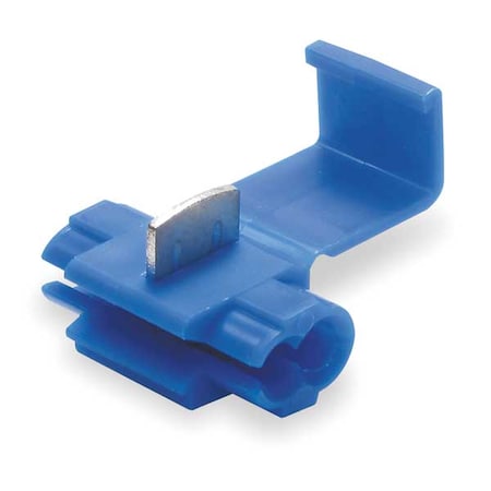 3M Insulation-Displacement Wire Connector, 16 AWG Max, 2 Port, Blue, Polypropylene Insulation, 1,000 V 560B BOX