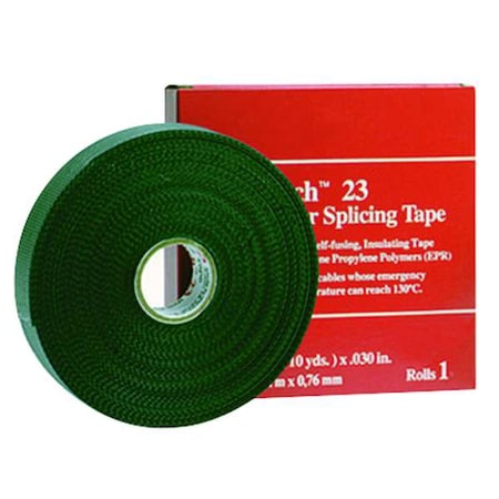 3M 30 mil, 3/4" x 30 ft. Black Splicing Tape 23-3/4X30FT