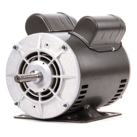 Zoro Select Belt Drive Motor, 1 Speed, Open Dripproof, Rigid Base Mount, 1 1/2 HP, 56H Frame 4YU31