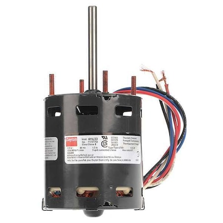 Dayton Motor, Sh Pole, 1/25 HP, 1550,115V, 3.3, Open 4YU33