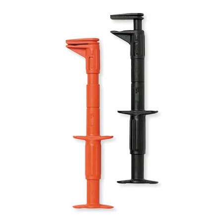 Fluke Heavy Duty Bus Bar Clip Set, CAT III 600V, Banana Jack, Black, Red AC87