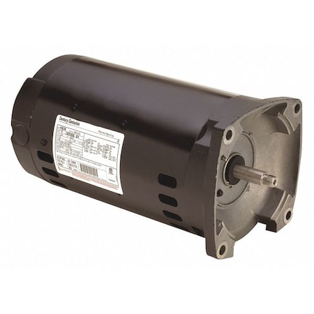 CENTURY Pool Pump Motor, 3-Phase, 1/2 HP, 56Y Frame, 3,450 Nameplate RPM H491