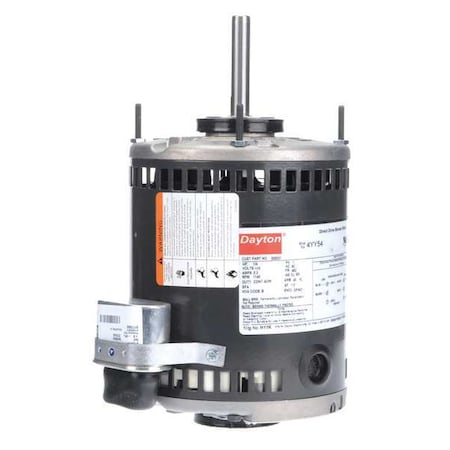 Dayton Motor, PSC, 1/4 HP, 1140 RPM, 115V, 48Y, OAO 4YY54