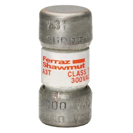 Mersen UL Class Fuse, T Class, Very Fast-Acting, 30A, 300V AC, Non-Indicating A3T30