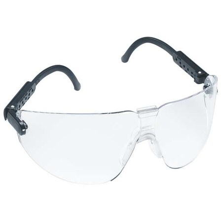 3M Safety Glasses, Lexa, Clear Anti-Fog, Scratch-Resistant Lens, Polycarbonate, Black Frameless 15154-00000-100
