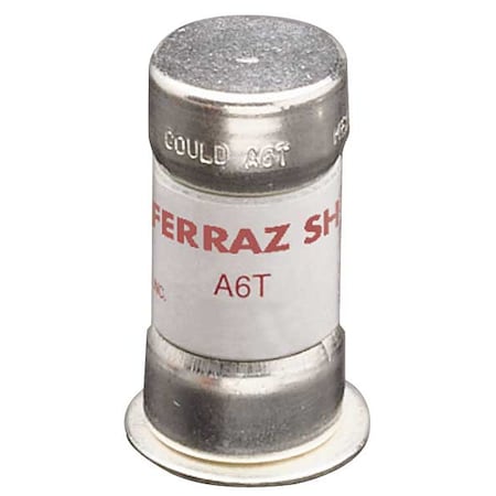 Mersen UL Class Fuse, T Class, Very Fast-Acting, 60A, 600V AC, Non-Indicating A6T60