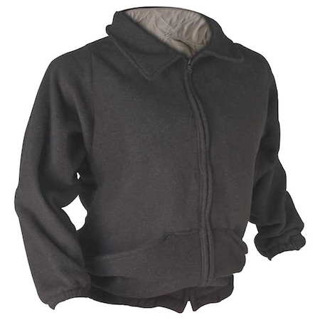 Nasco Flame Resistant Jacket Liner, Black, Nomex(R), 4XL FLC3000JB1024