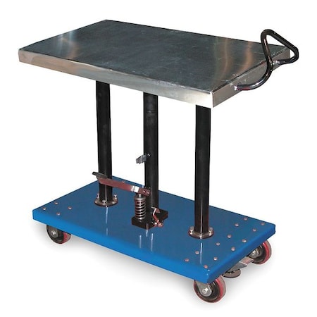 Zoro Select Hydraulic Lift Table, Load Cap. 1000 lb. HT-10-2036A