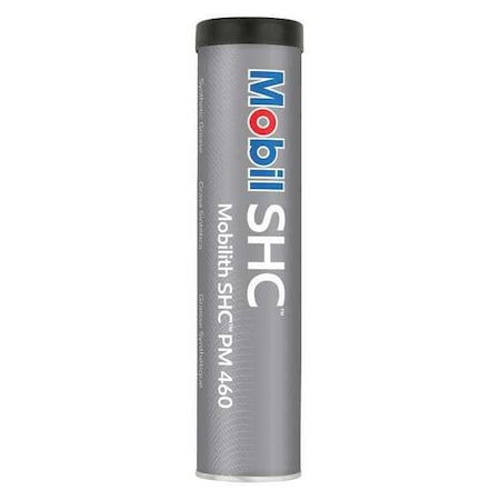 Mobil Mobilith SHC 460, Multipurpose Grease, Lithium Complex, NLGI Grade 1.5, 13.4 oz, White 122129