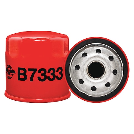 Baldwin Filters Oil Fltr, Spin-On, 2-5/8"x2-25/32"x2-5/8" B7333