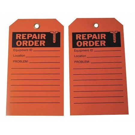Zoro Select Repair Order, Repairs Required When Repairs Are Completed. Return Tag To Name_ Dept_ Date_ 4ZH16