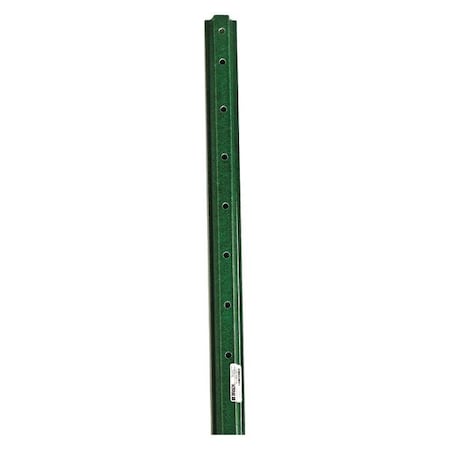 BRADY Sign Post, 8 ft. L, Composite, Green, 97210 97210