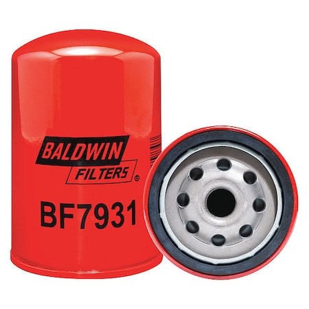 Baldwin Filters Fuel Filter, 4-27/32 x 3-1/32 x 4-27/32In BF7931