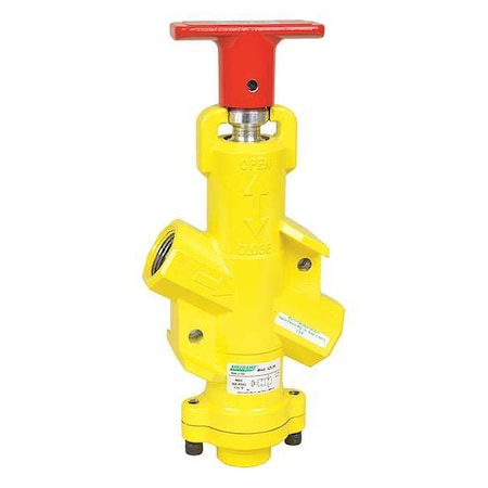 SPEEDAIRE Valve, Lockout, 1 In NPT 4ZL06