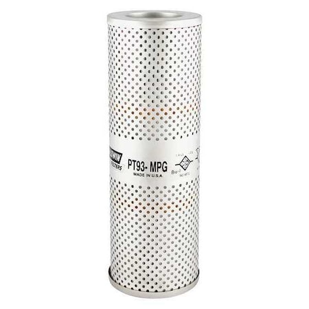 Baldwin Filters Hydraulic Filter, 3-1/8 x 8-31/32 In PT93-MPG