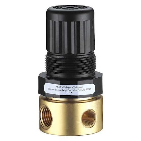 SPEEDAIRE Air Regulator, 1/4 In. NPT, 15 cfm, 400 psi 4ZM06