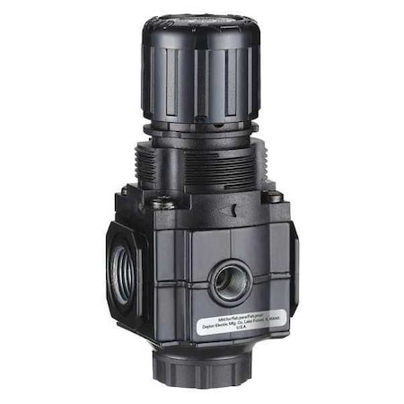 SPEEDAIRE Air Regulator, 3/8 In. NPT, 80 cfm, 300 psi 4ZM15