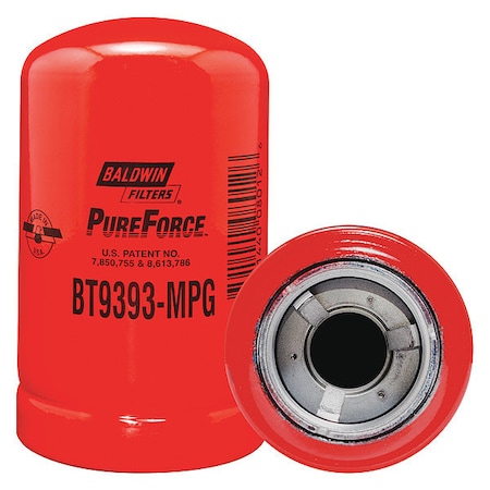 Baldwin Filters Hydraulic Filter, 3-1/8 x 5-17/32 In BT9393-MPG