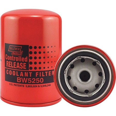 Baldwin Filters Coolant Filter, 3-11/16 x 5-13/32 In BW5250