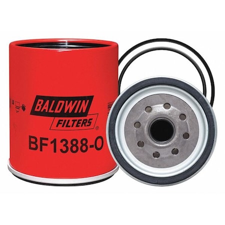 Baldwin Filters Fuel Filter, 5-1/8 x 4-1/4 x 5-1/8 In BF1388-O