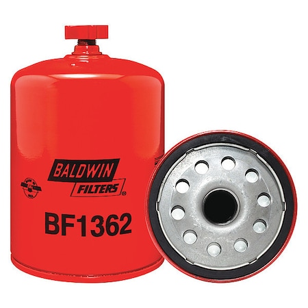 Baldwin Filters Fuel Filter, 6-13/16 x 4-1/4 x 6-13/16 In BF1362