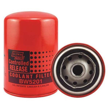 Baldwin Filters Coolant Filter, 3-11/16 x 5-3/8 In BW5201