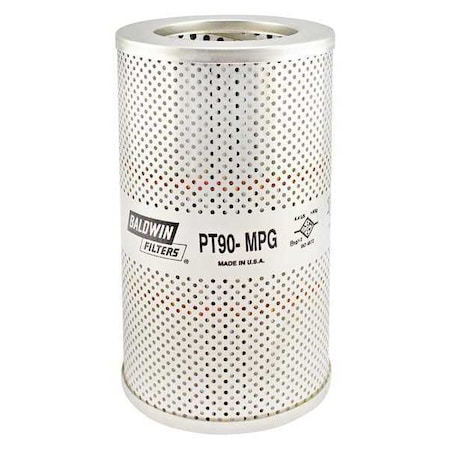 Baldwin Filters Hydraulic Filter, 5-1/8 x 9 In PT90-MPG