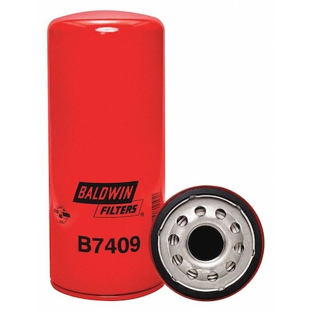BALDWIN FILTERS Oil Filter, Spin-On, By-Pass B7409