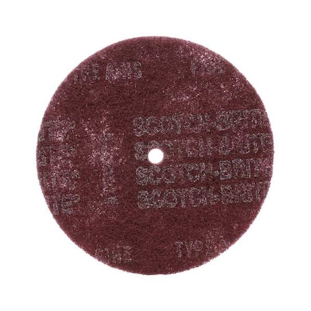 Scotch-Brite Fiber Disc, 8x1/2in, Med, AlO 7100045907