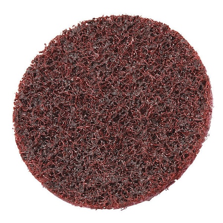 Scotch-Brite Hook-and-Loop Surface Conditioning Disc, 3" Dia, No Hole, Aluminum Oxide, Not Applicable Grit 7000136520