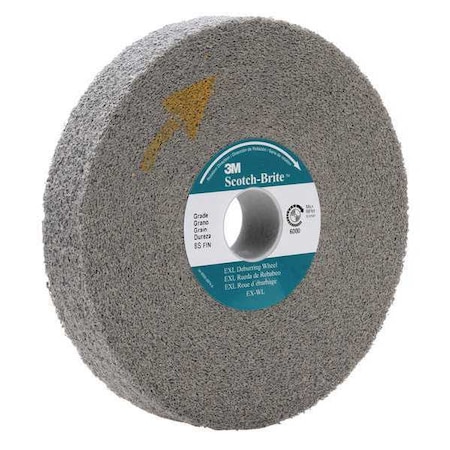 Scotch-Brite Convolute Wheel, Deburring, 6x1x1, FN 7000000736