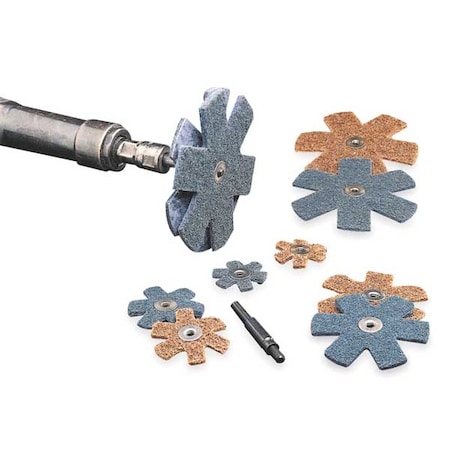 Scotch-Brite Abrasive Star, Al-Ox, 3in, Coarse 7000120967