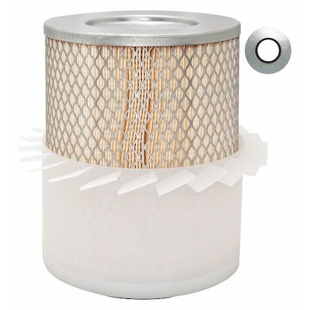Baldwin Filters Air Filter, 6-3/32 x 7-7/8 in. PA3406-FN