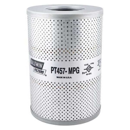Baldwin Filters Hydraulic Filter, 5-1/2 x 7-7/8 In PT457-MPG