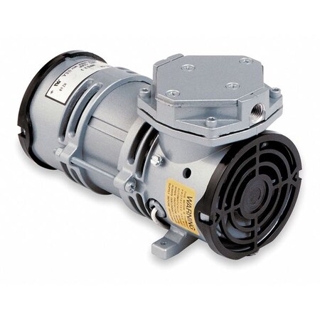 Gast Compressr/Vacuum Pump, 1/16 HP, 60 Hz, 115V MOA-P22-AA