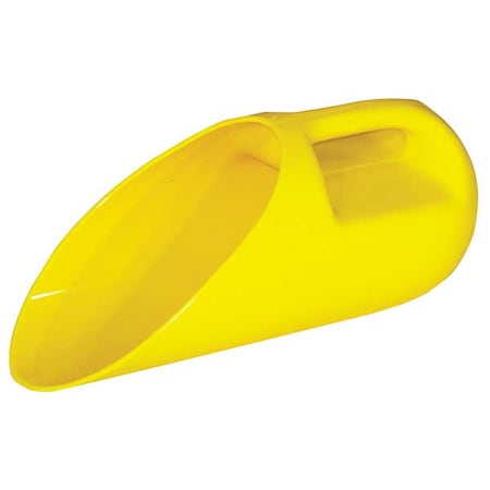 Snowex Scoop Shovel, Poly, Red/Blue, 3 in; 5 in H, 7 in W, 6-1/2 in; 9-1/4 in L D6767