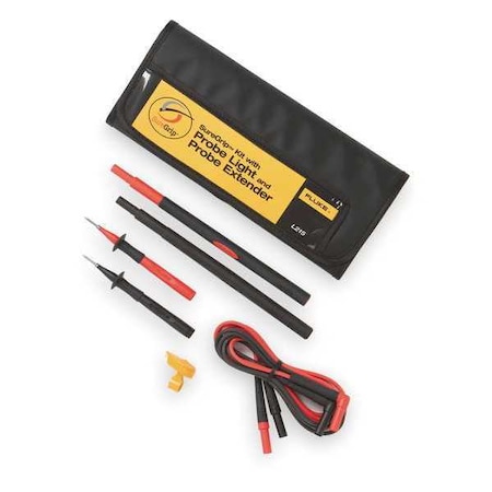 FLUKE Banana Test Lead Kit, 10A Fluke-L215