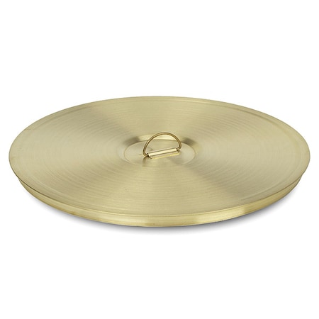 Advantech Manufacturing Test Pan Cover, Brass, 8 In, Lifting Ring CB8W/R