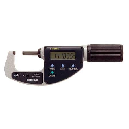 Mitutoyo Quick Micrometer, 0-1.2", 0.00005" 293-676-22