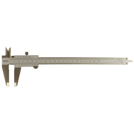 MITUTOYO Vernier Caliper, Lock Screw, 0-8 In 530-118