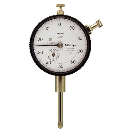 Mitutoyo Dial Indicator, 0 to 1 In, 100-0 2904A