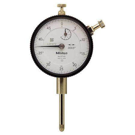 Mitutoyo Dial Indicator, 0 to 1 In, 0-50 2776A