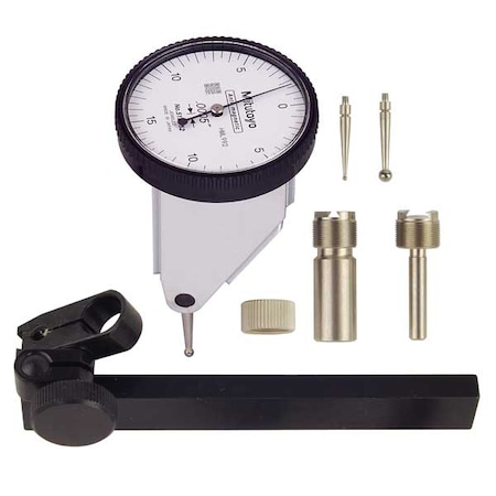Mitutoyo Dial Test Indicator Set, Vert, 0to0.030 In 513-452-10T