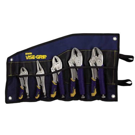 Irwin Fast Release Locking Pliers Set 538KBT-10R,10CR,7WR,5WR,6LN