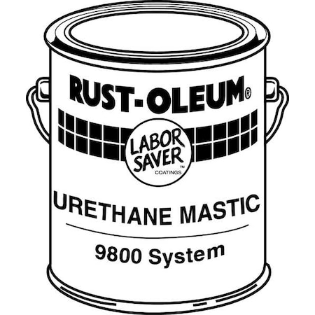 Rust-Oleum Urethane Mastic Coating, Gloss, 1 gal. 9845419