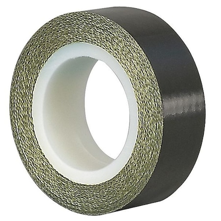 Tapecase Cloth Tape, Black, 5 yd L, 3 in W 15C808
